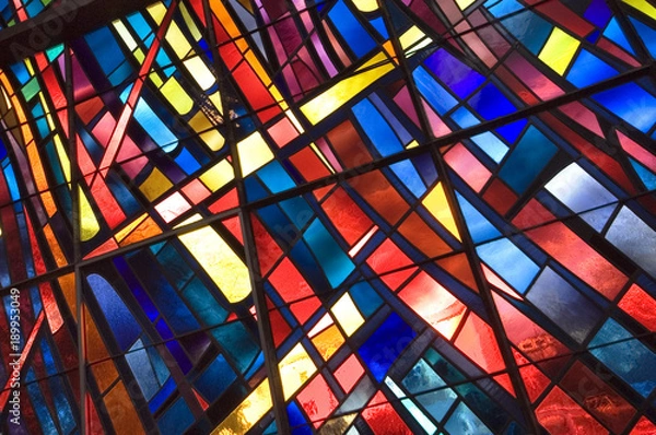 Obraz Buntglasfenster