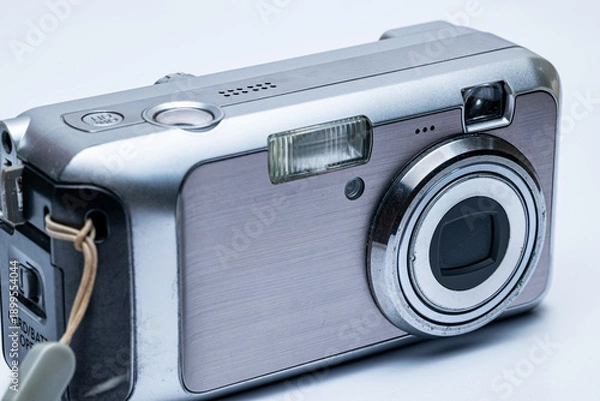 Obraz compact digital camera isolated on white background