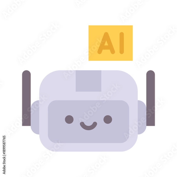 Fototapeta AI Agent Core Icon