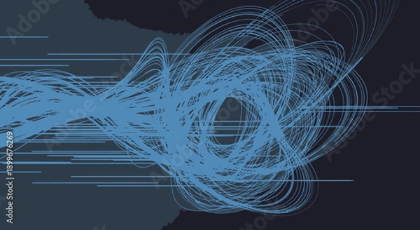 Obraz a-digital-abstract-motion-line-art