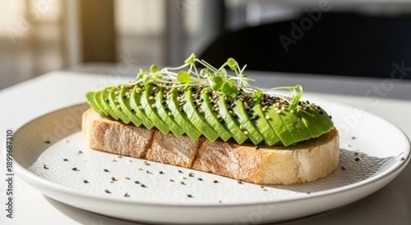 Obraz slice of bread with butter