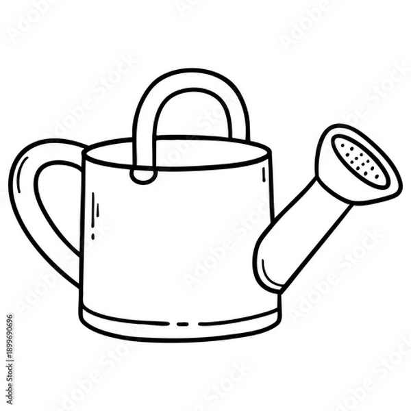 Obraz Watering Can Line Art