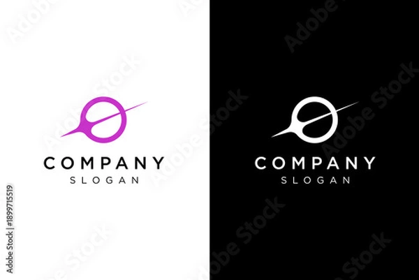 Obraz simple modern orbit logo design