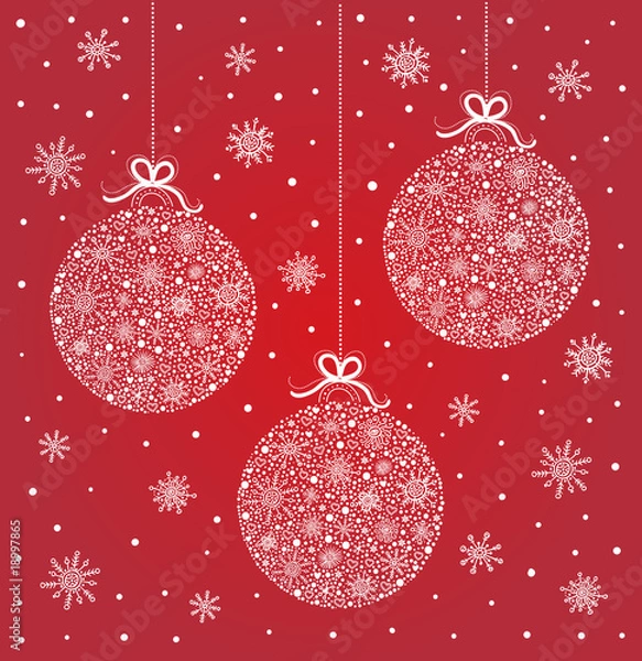 Obraz christmas balls 1
