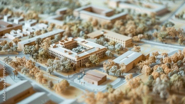 Obraz Educational Institution Maquette Display