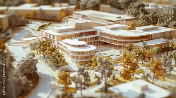 Obraz Educational Institution Maquette Display