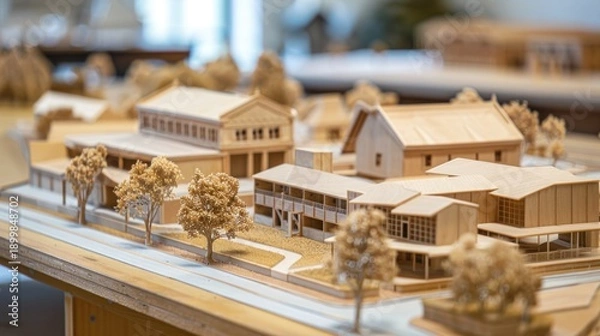Obraz Educational Institution Maquette Display