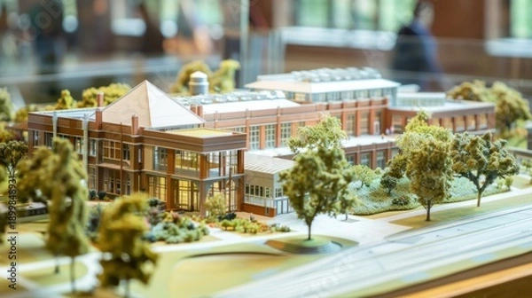 Obraz Educational Institution Maquette Display