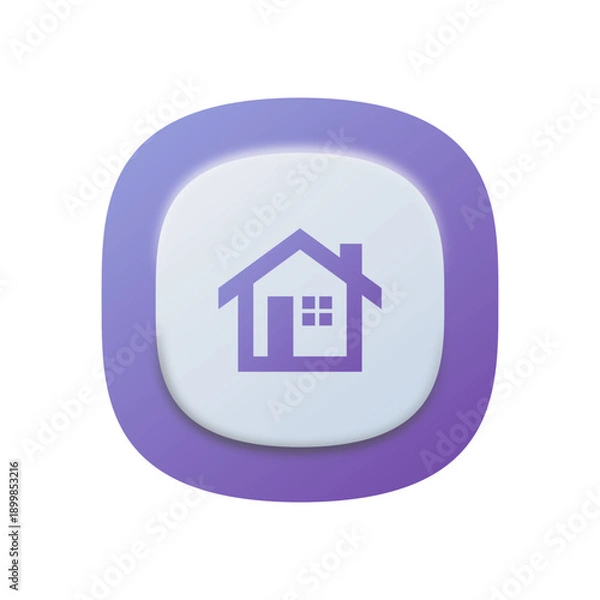 Obraz Admin Dashboard Navigation Icon – Home Symbol
