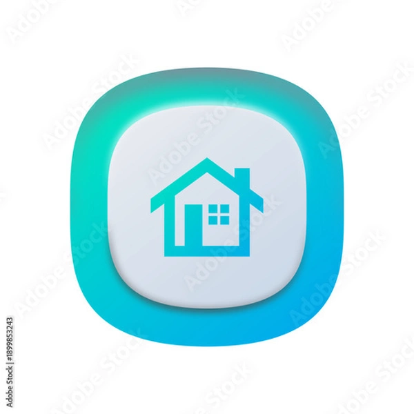 Obraz Home Icon for SaaS Web Application Interface
