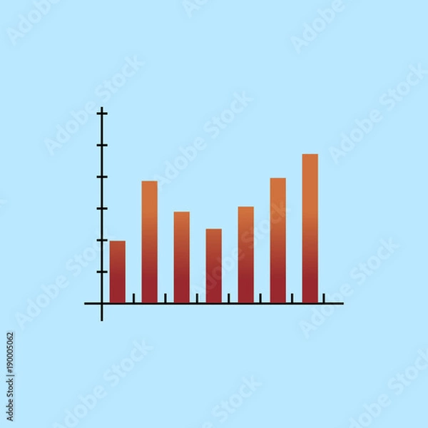 Obraz Growth graph business