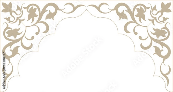 Obraz Indian Decorative Arch Frame 
