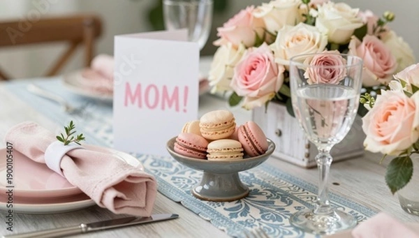 Obraz wedding table setting