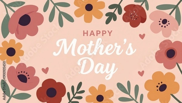 Fototapeta background with flowers