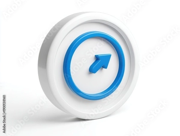 Obraz progress icon isolated on a transparent background ar 43