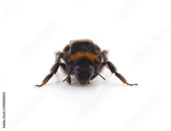 Obraz Bumblebee on a white background.