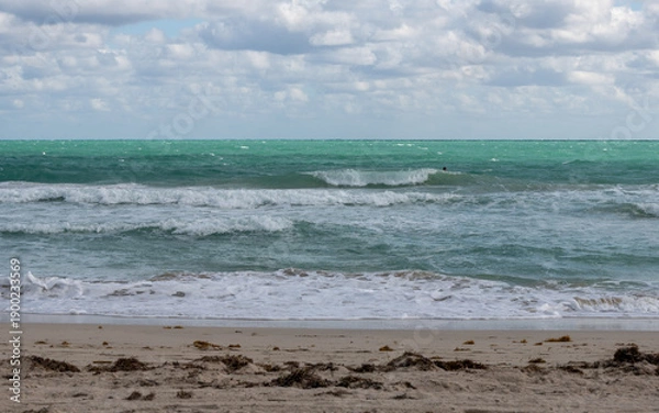 Obraz beach and waves Atlantic Ocean