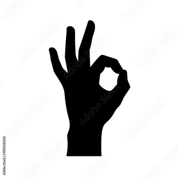 Obraz hand sign vector