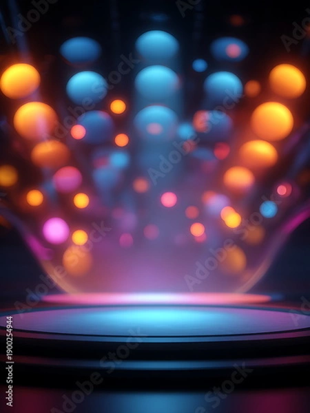 Obraz 3D concert stage