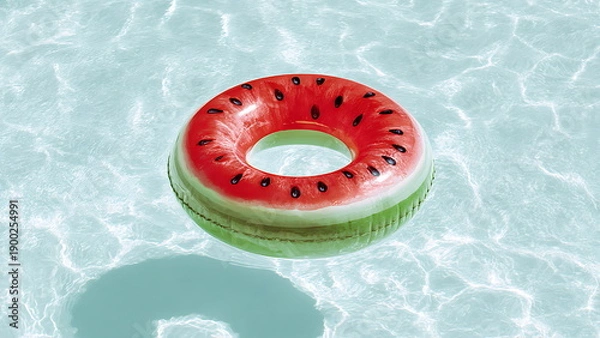 Obraz inner tube floating on pool
