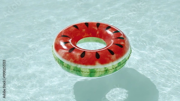 Obraz inner tube floating in a pool