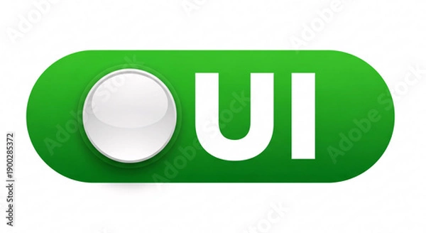 Obraz Bouton Oui, Interface Utilisateur UI et Expérience Digitale