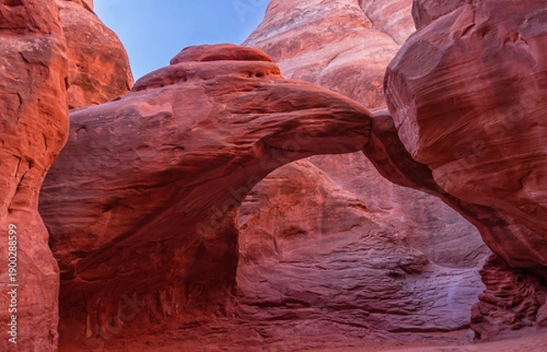 Obraz Sand Dune Arch Bounce Light