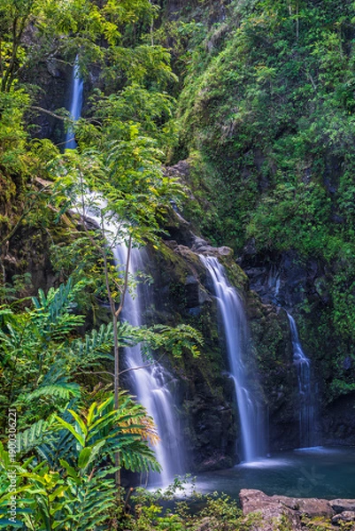 Obraz Upper Waikani Triple Falls