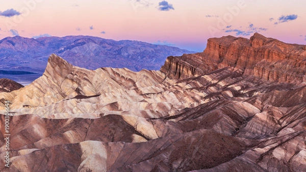 Obraz Zabriske Point Pre-Dawn Panorama