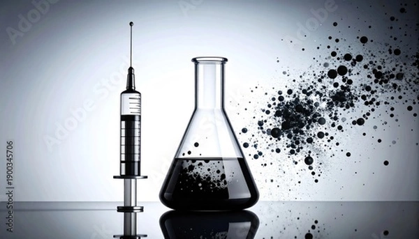 Obraz test tube with liquid