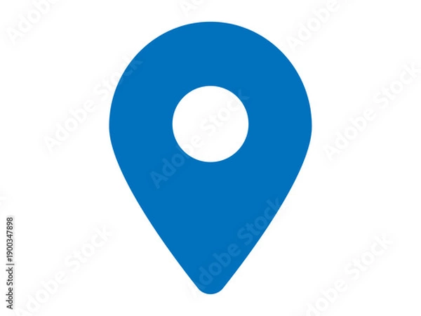 Obraz マップ上で現在地・目的地を表す地図ピンのアイコン