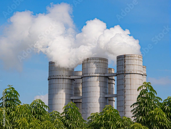 Obraz nuclear power station pollution