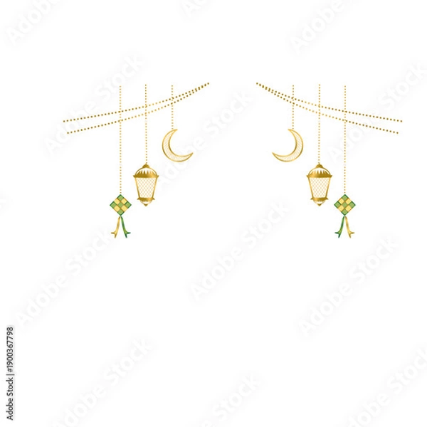 Obraz Gold ramadan lantern 