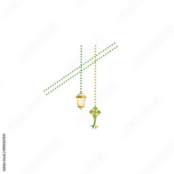 Obraz Gold islamic pendant
