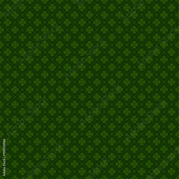 Obraz Happy St. Patrick's day seamless background
