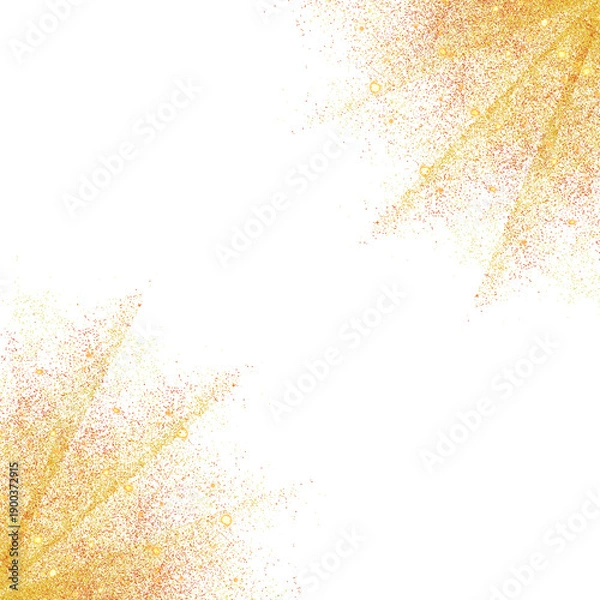 Obraz Golden Glitter border 