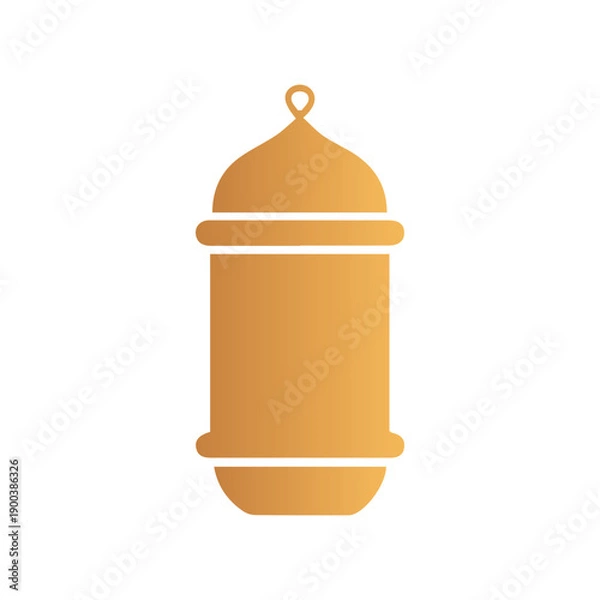 Obraz Golden Mosque Minaret Islamic Architecture Vector