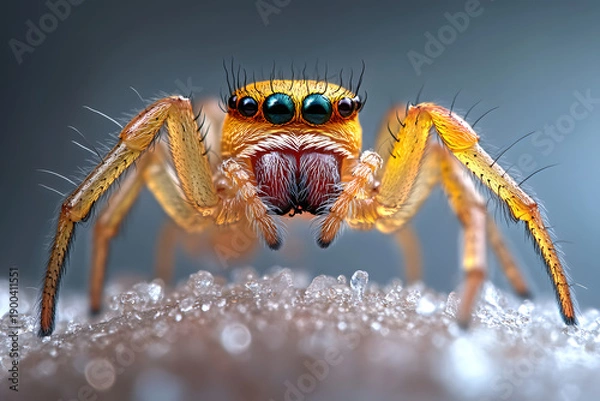 Obraz spider on a white background