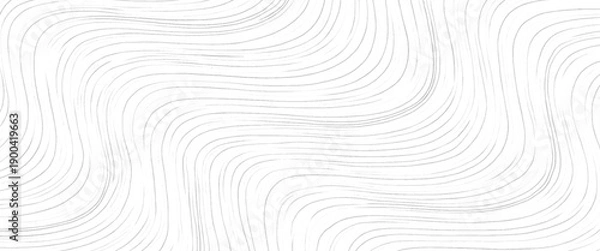 Obraz Vector dense pattern black wavy lines grain texture dense lines white background