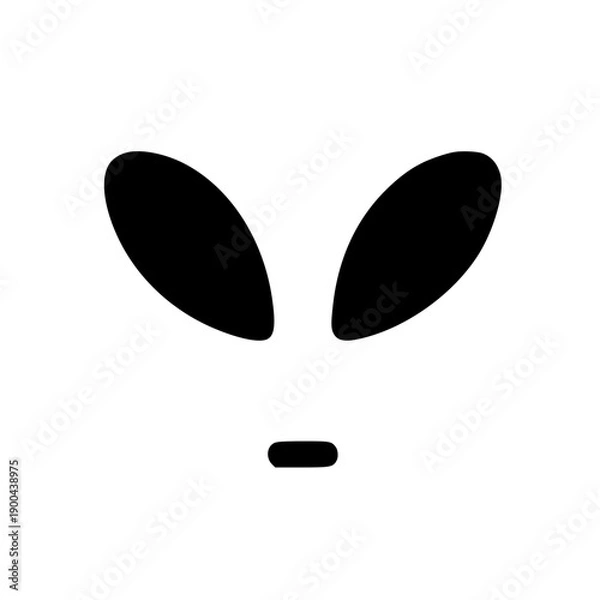 Obraz Alien eye silhouette