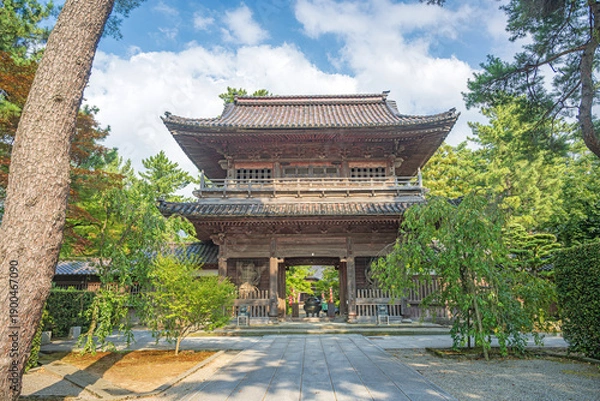 Obraz 金沢 天徳院 山門