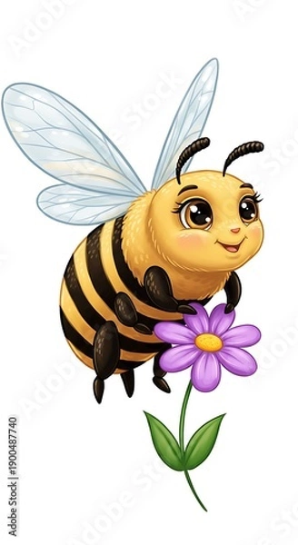Obraz 春の蜜蜂、優しいタッチで