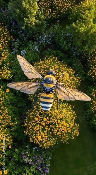 Obraz 蜜蜂の羽音と花々の息遣い