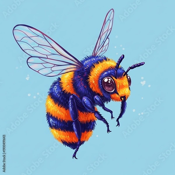 Obraz 蜜蜂の羽音とデジタル絵画