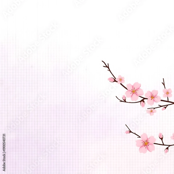Fototapeta pink cherry blossom