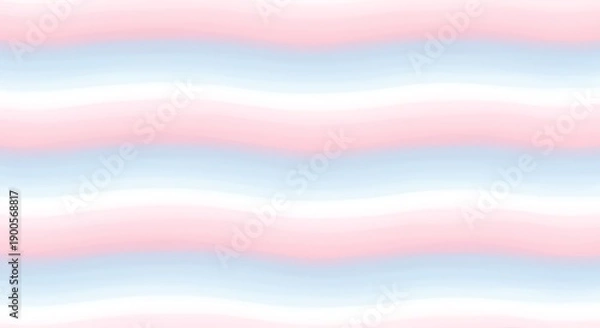 Obraz Soft Pastel Horizontal Wave Stripes Seamless Pattern