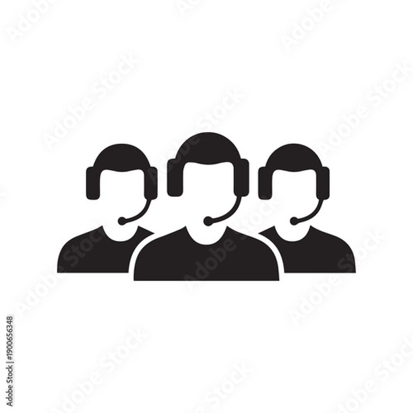 Obraz People from technical support
