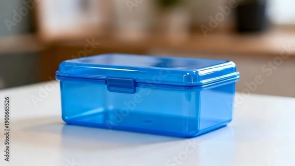 Fototapeta BluePlasticStorageContainer
