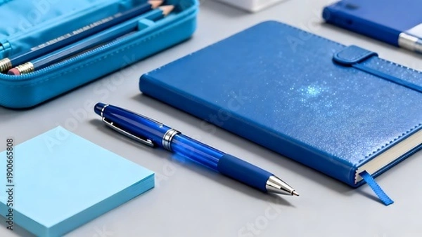 Fototapeta BlueStationerySet
