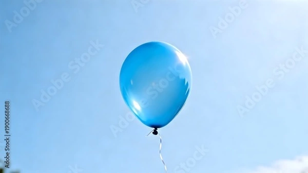 Fototapeta BlueBalloonInSky